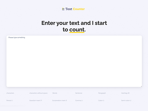 Text-Counter